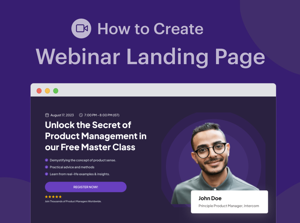 How to Create an Irresistible Webinar Landing Page for Maximum Conversions
