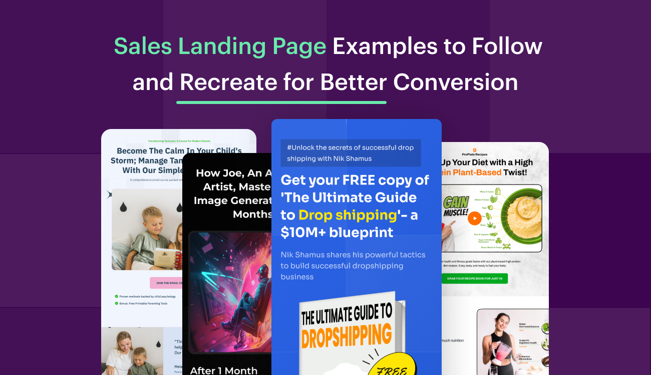 5 Sales Landing Page Examples To Follow And Recreate For Better Conversion