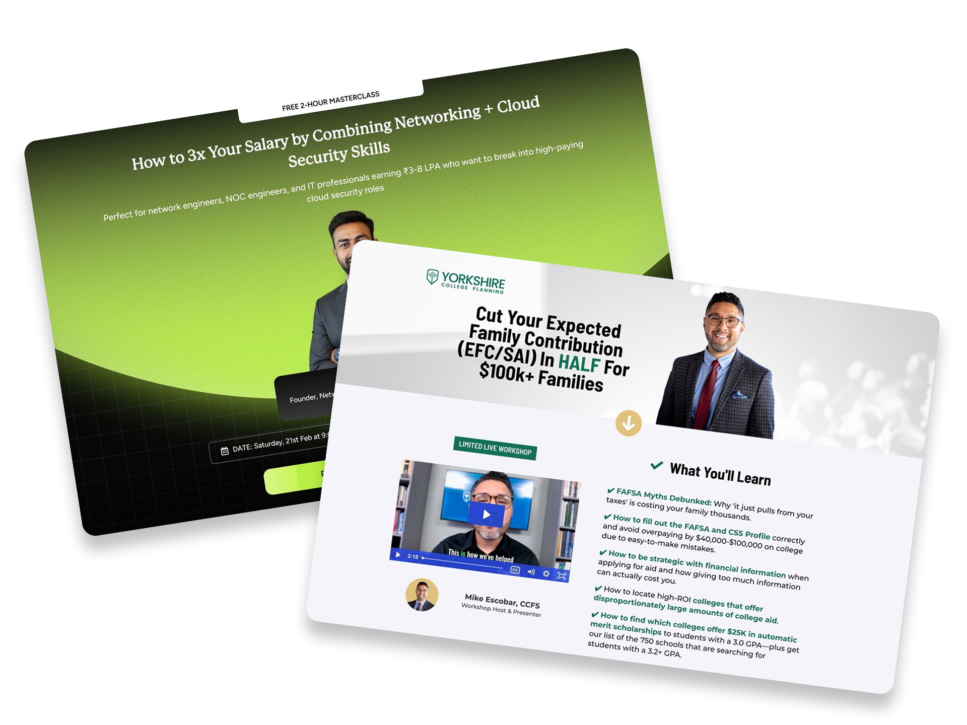 8 Best Webinar landing page examples of 2026